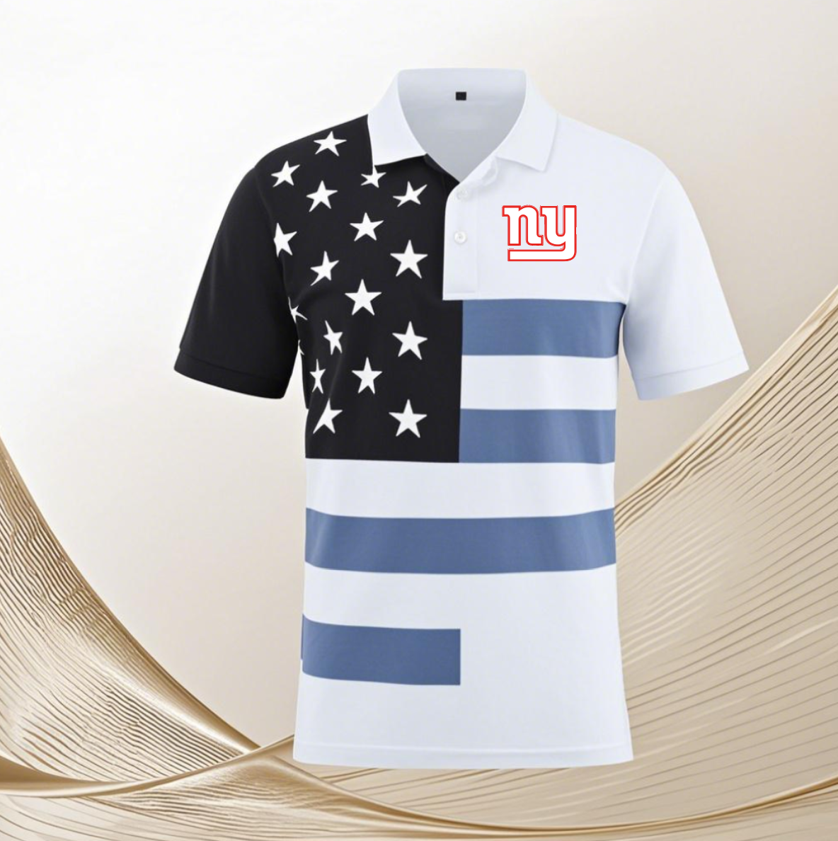 New York Giants Men 2025 NFL polo T shirt